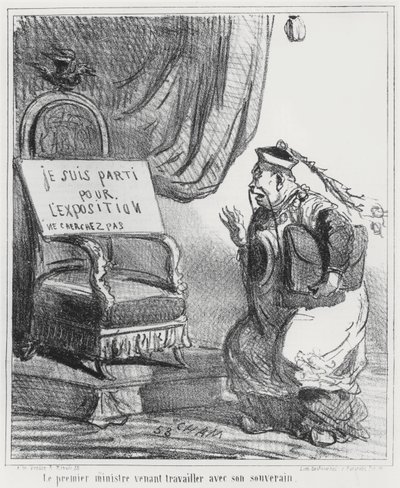 Caricature of the Exposition Universelle de 1867, from 